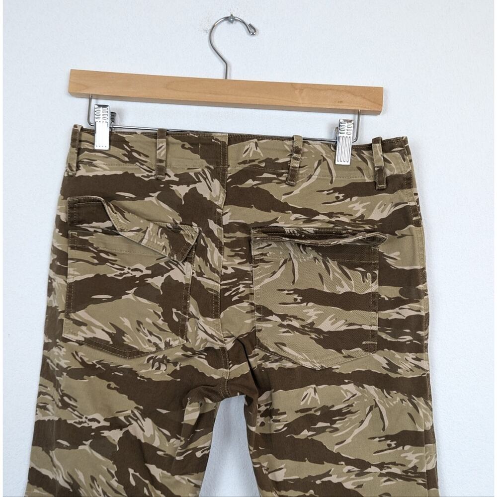 Nili Lotan Camo Cropped French Military Pants Size 4 - Picture 5 of 10